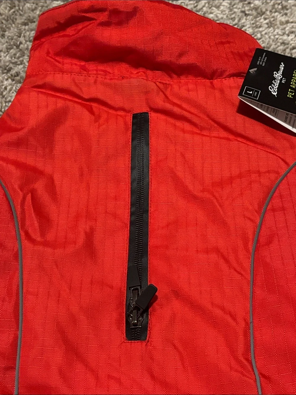 NWT Eddie Bauer PET Peak Performance Dog Coat Large